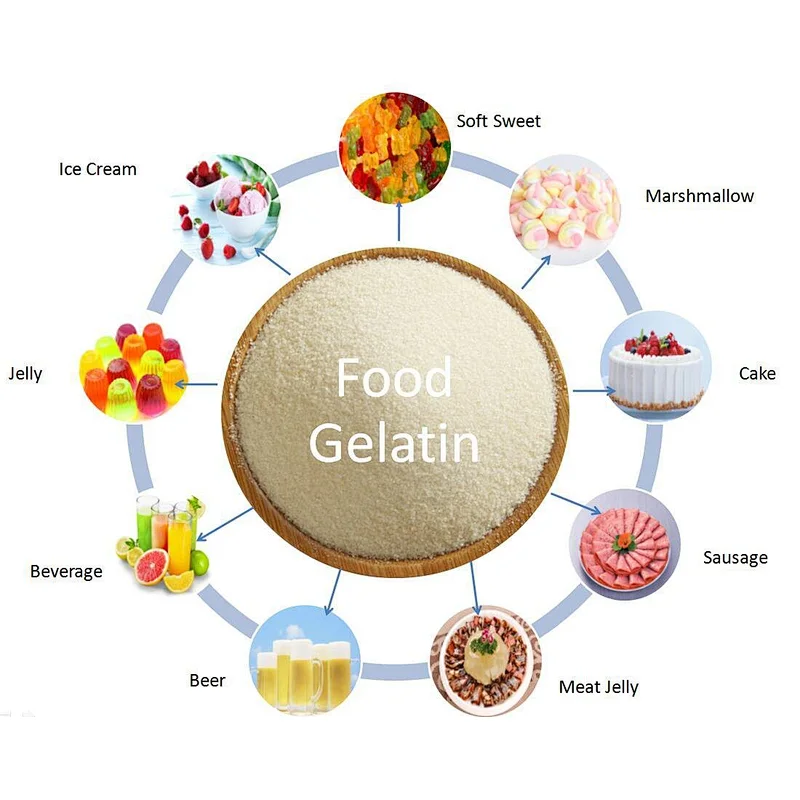 Best Sell Halal Food Grade Bovine Gelatin China Supplier